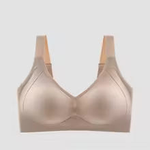 Full coverage wireless bra